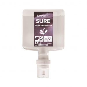Sure Antibac HandWash Free IntelliCare fertőtlenítő szappan, 1,3 liter