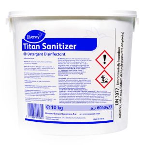 Titan Sanitizer klór-bázisú, por állagú, koncentrált fertőtlenítő hatású tisztítószer, 10 kg