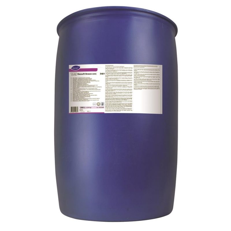Clax Deosoft Breeze concentrate 54B1 hosszan tartó hatású, szagsemlegesítő hatású textilöblítőszer, 200 liter