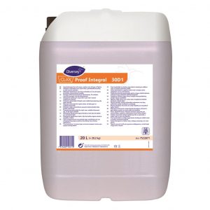 Clax Proof Integral 30D1 folyékony lúgos mosószer lágyvizes alkalmazáshoz, 20 liter