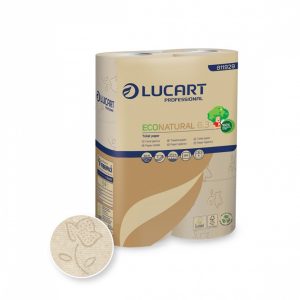 Lucart EcoNatural 6.3 toalettpapír, 6 tekercs/csomag