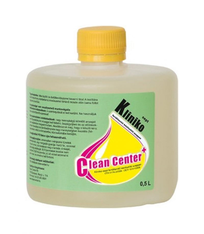 Kliniko-Sept virucid hatású fertőtlenítő kéztisztító szappan, 0,5 liter