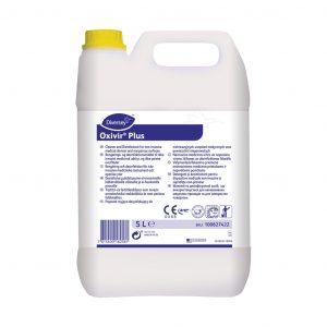 Diversey Oxivir Plus tisztító- és fertőtlenítőszer nem invazív orvostechnikai eszközökhöz és nem porózus felületekhez, 5 liter