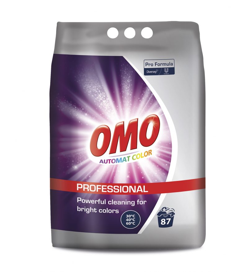 Omo Pro Formula Automat Color mosópor színes textíliához, 7 kg