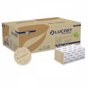Lucart EcoNatural V 2 hajtogatott kéztörlő