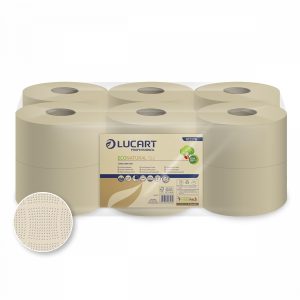 Lucart EcoNatural 19 J toalettpapír, 12 tekercs/csomag