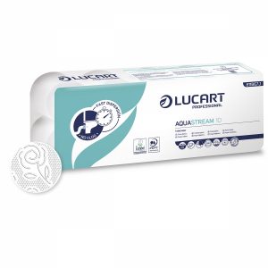 Lucart Aquastream 10 toalettpapír, 10 tekercs/csomag