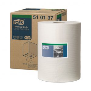 Tork Premium tisztítókendő (W1/W2/W3), fehér, 1 rétegű