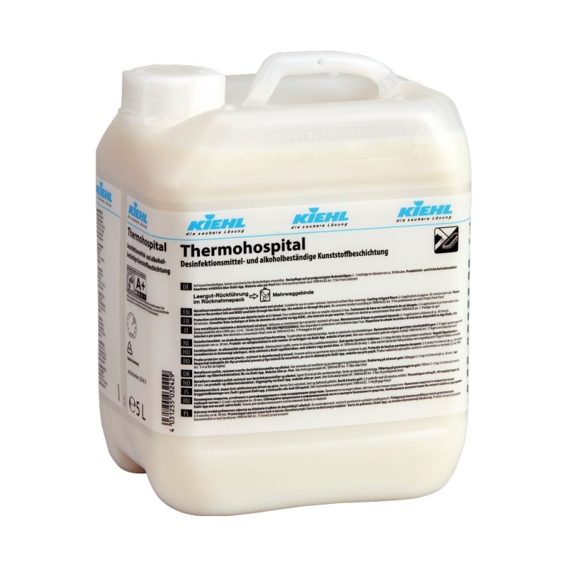 Kiehl Thermohospital fertőtlenítőszer- és alkoholálló műanyag bevonat, 5 liter