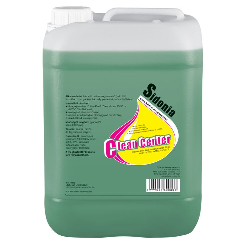 Sidonia-strong mosogatószer, 5 liter